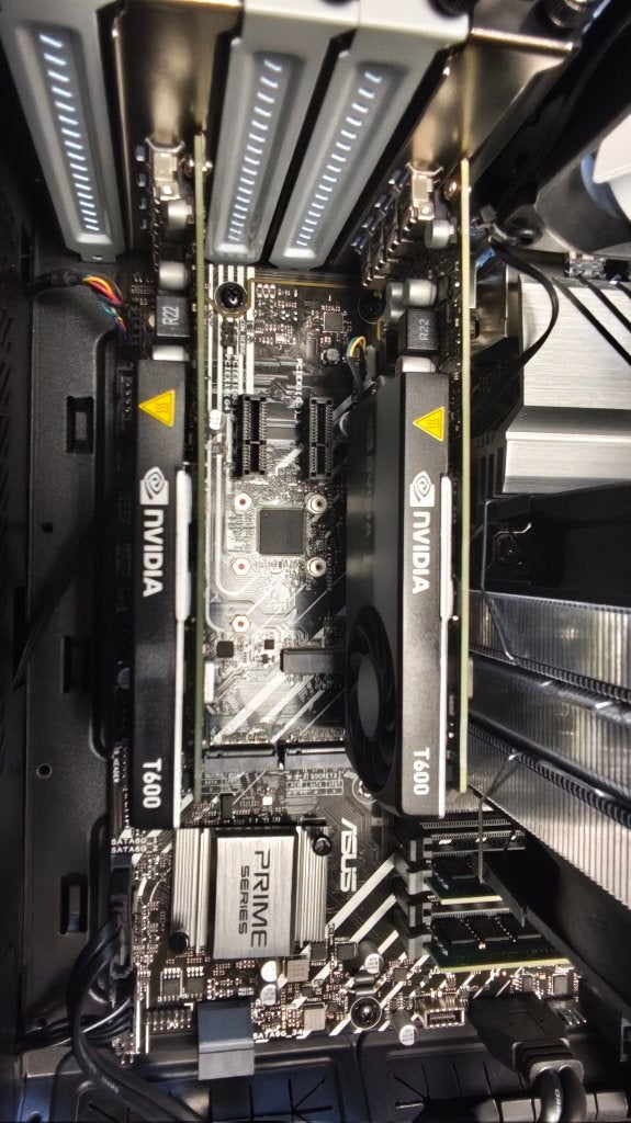 Nvidia T600 videokaarten, Computers en Software, Videokaarten, PCI-Express 3, Gebruikt, DisplayPort, GDDR6