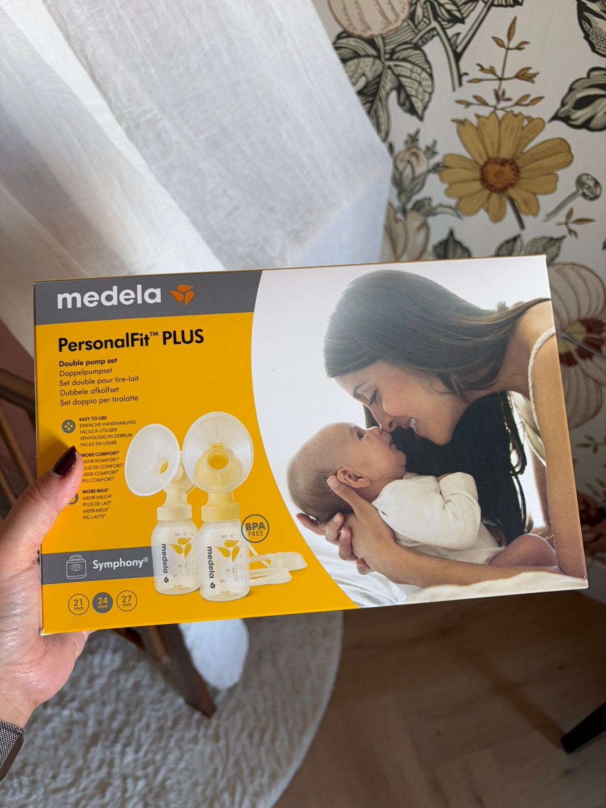 Medela Personal fit maat 24, Ophalen of Verzenden, Zo goed als nieuw, Borstkolf, Medela
