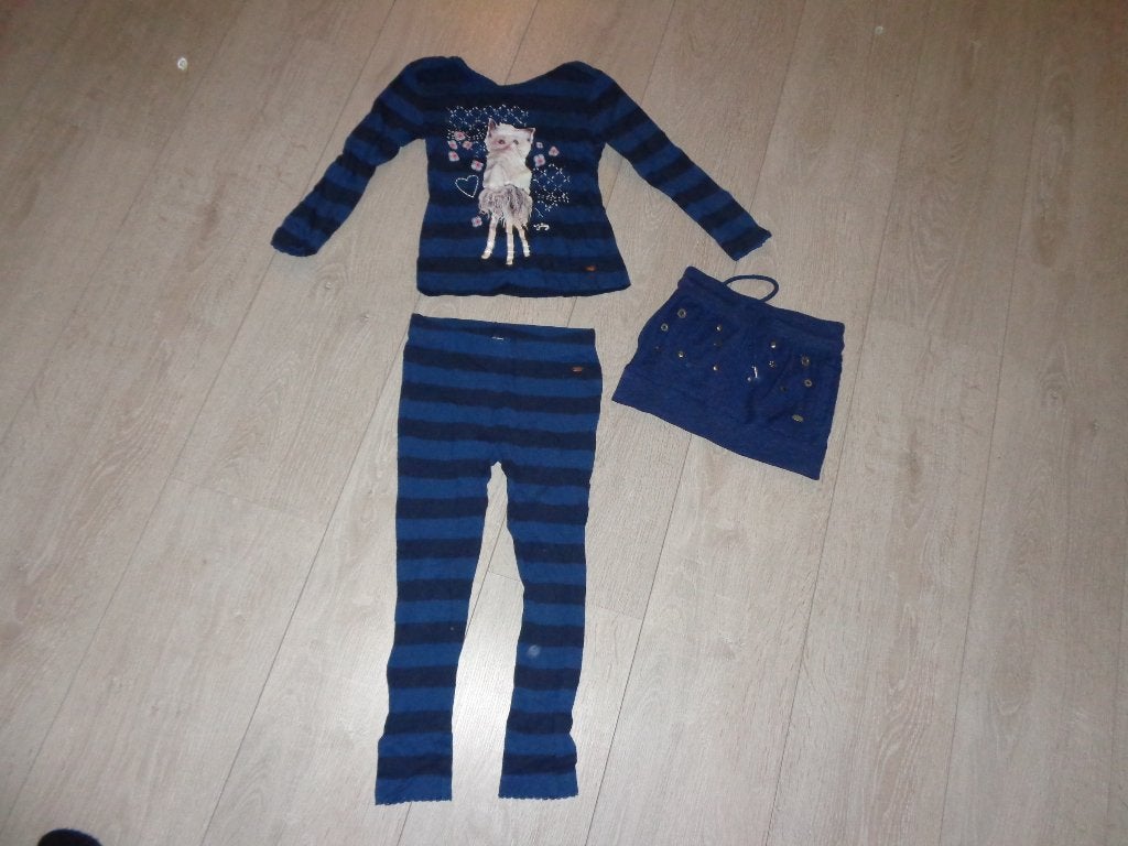 2 delige meisjesset, shirt en legging van JILLY, maat 98/104, Kinderen en Baby's, Ophalen of Verzenden, Gebruikt, Meisje, Setje