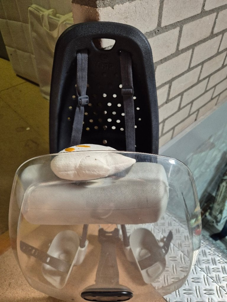 Yepp fietszitje voorop met windscherm, Fietsen en Brommers, 0 t/m 10 kg, Yepp, Voorzitje, Ophalen of Verzenden