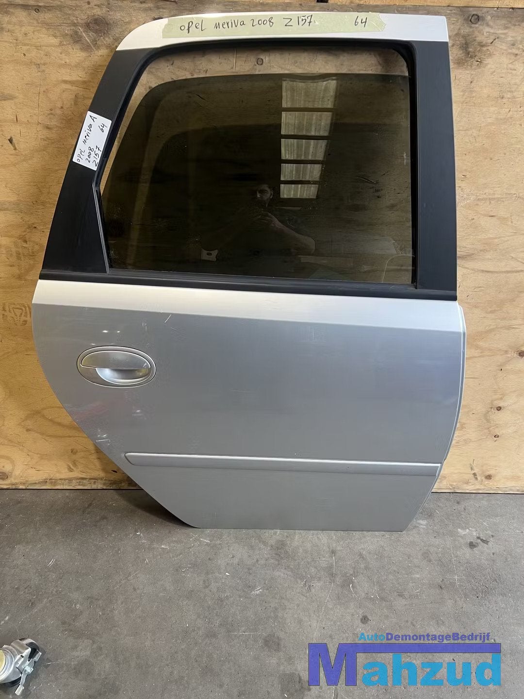 OPEL MERIVA A Zilver Z157 Rechts achter deur portier 2003-20, Gebruikt, Deur, Ophalen of Verzenden, Kontakt@opel-infoservice.de