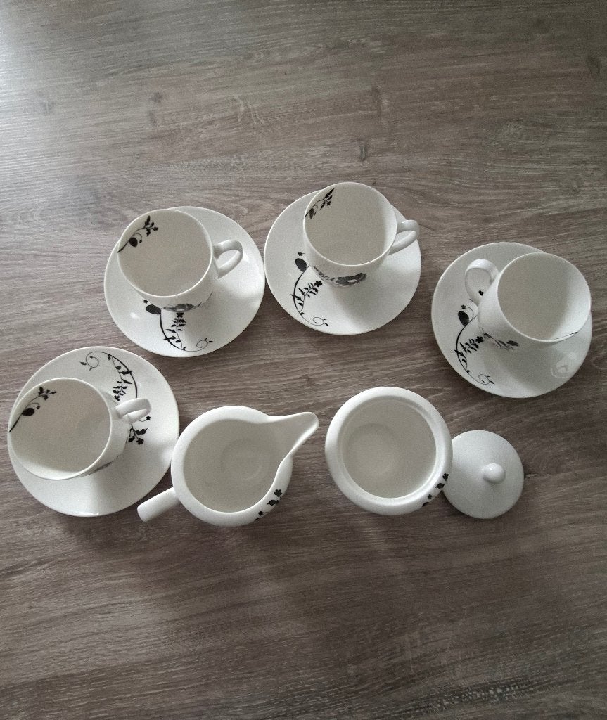 Koffieservies Blossom, Ophalen of Verzenden, Zo goed als nieuw, Porselein, Overige typen
