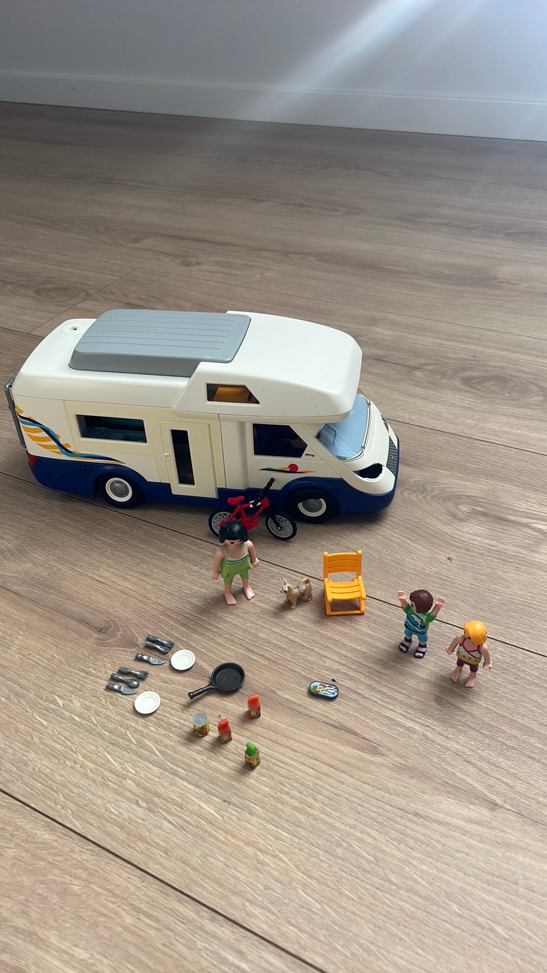 Playmobil camper, Ophalen of Verzenden, Gebruikt