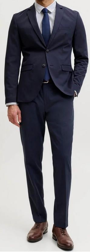 Kostuum pak voor gala feest of bruiloft maat 46 S blauw, Blauw, Ophalen of Verzenden, Zo goed als nieuw, Jack & jones