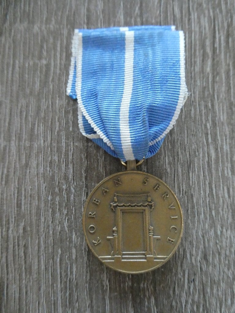 US Korean Sevice medaille, Ophalen of Verzenden, Landmacht, Amerika, Lintje, Medaille of Wings