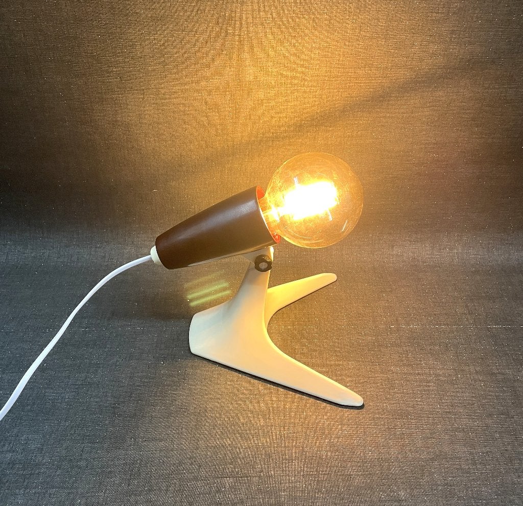 Osram Theratherm tafellamp, vloerlamp jaren ’60 vintage, Kunststof, Vintage, Meerkleurig, Met schakelaar