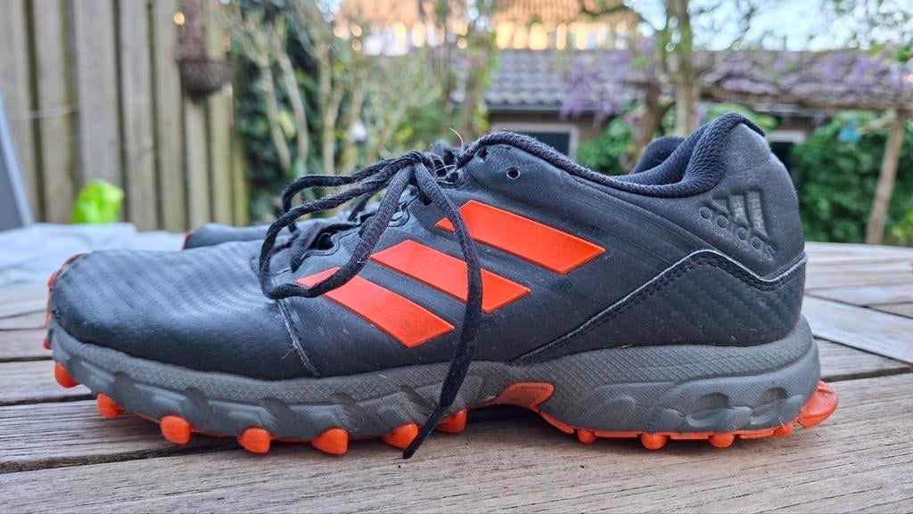 Hockeyschoenen maat 38 - Oranje/Grijs, Sport en Fitness, Hockey, Gebruikt, Schoenen, Ophalen of Verzenden
