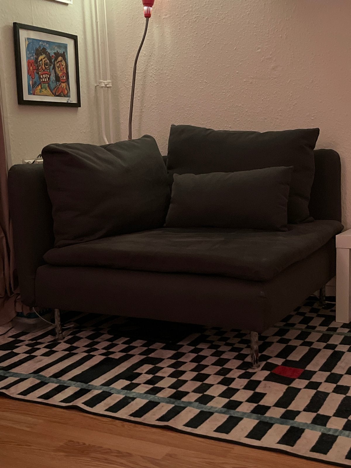IKEA SÖDERHAMN hoekelement / fauteuil – 99x99 cm, Ophalen of Verzenden, Gebruikt, Tweepersoons, Stof