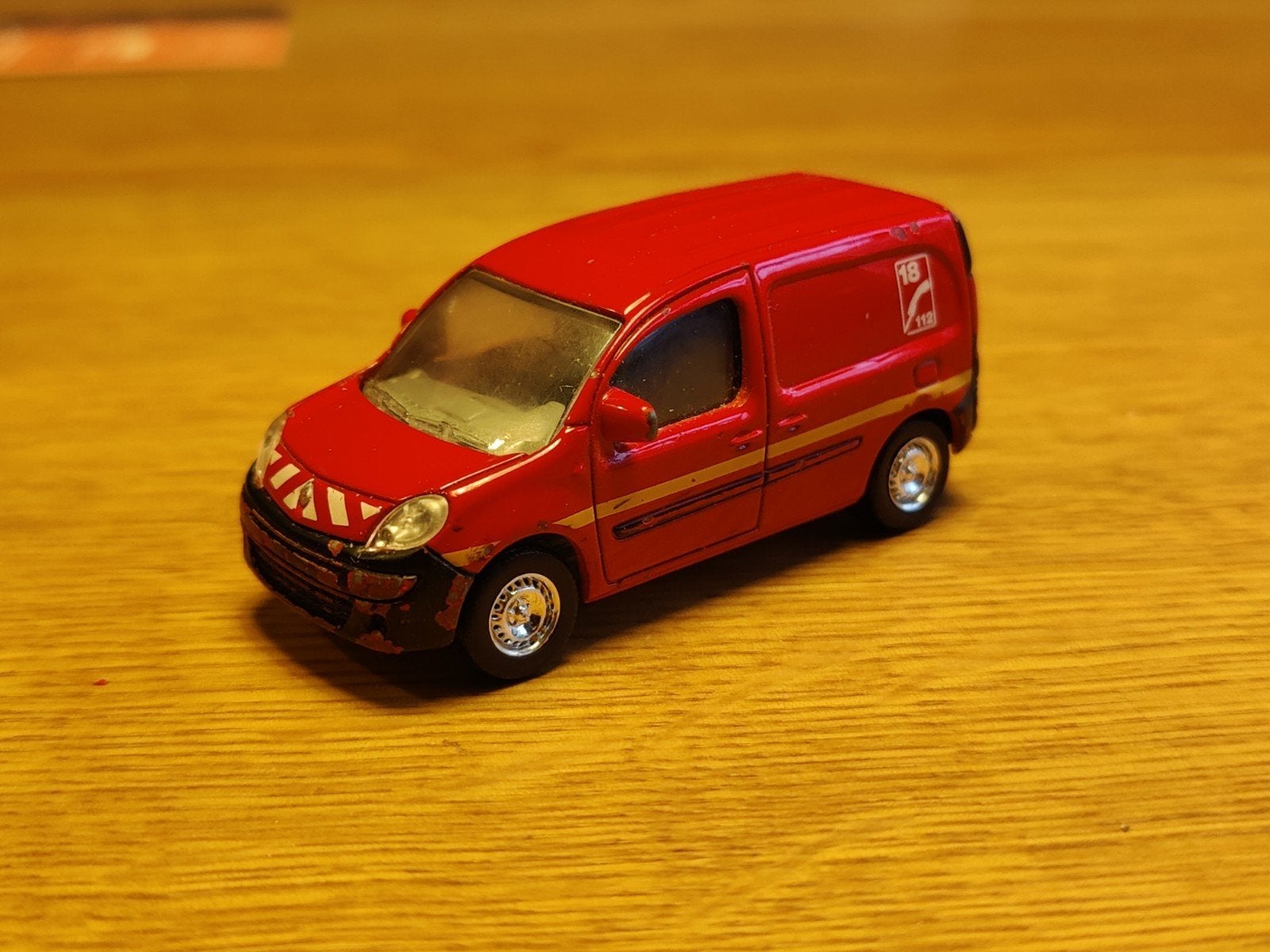 Norev Renault Kangoo ROOD, Ophalen of Verzenden, Zo goed als nieuw, Auto