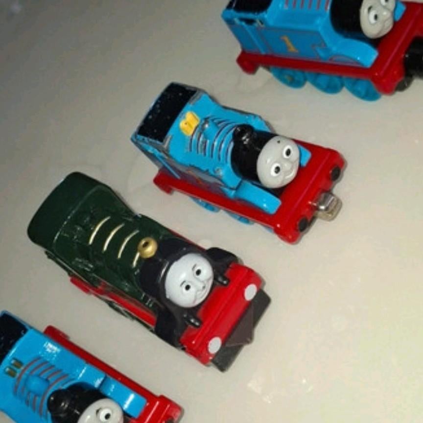Thomas de Trein en vriendjes speelgoedtreinen set, Ophalen of Verzenden, Gebruikt