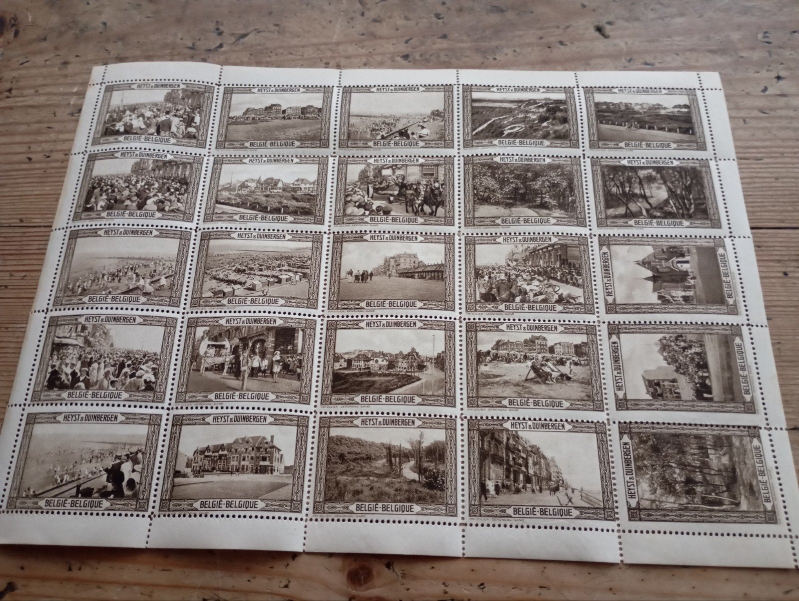 Vintage 1920 Vignetten Reclame zegels België, Ophalen of Verzenden