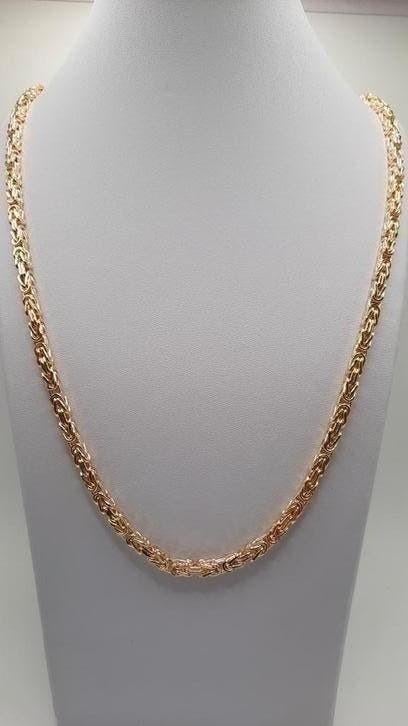 gouden Koningsketting 14kt, Sieraden, Tassen en Uiterlijk, Kettingen, Www.bredajuwelier.nl, Nieuw, Ophalen of Verzenden, Www.bredajuwelier.nl