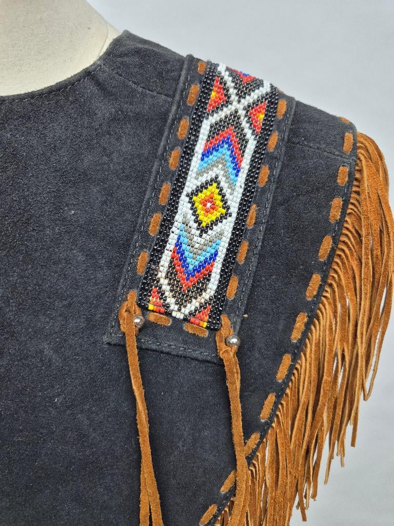 Echt leren Indiaan kleding Squaw, Kleding | Dames, Maat 42/44 (L), Ophalen of Verzenden, Kleding, Stockerpoint