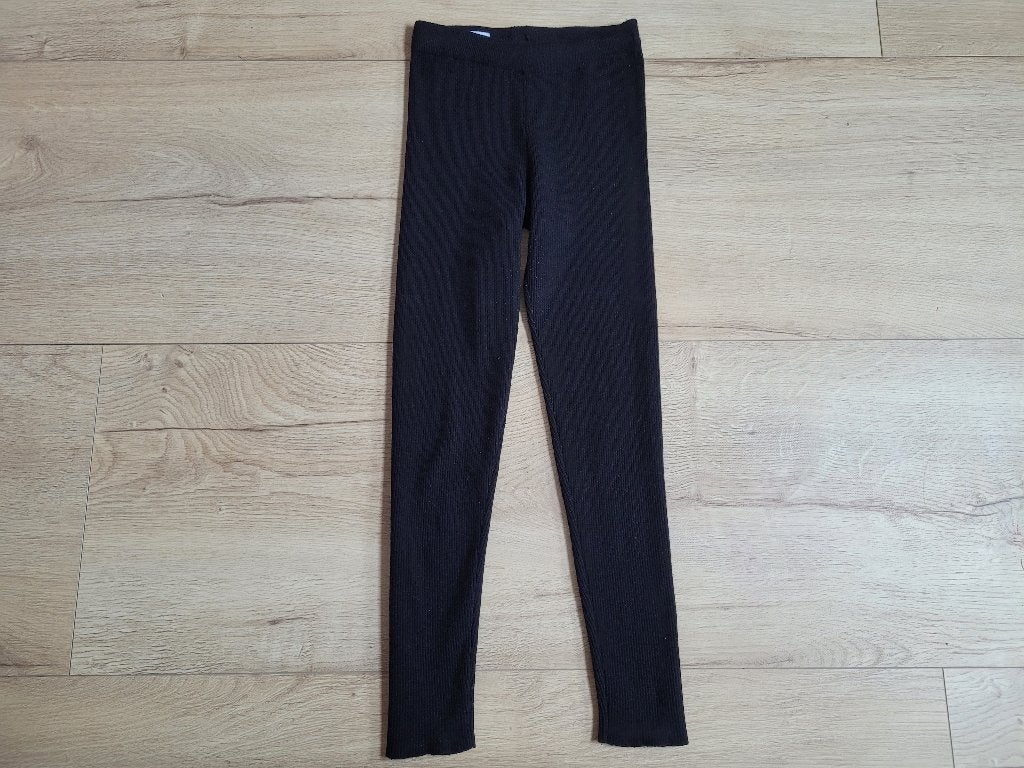 ZARA zwarte gebreide legging maat 140 ~ SJ2027, Broek, Gebruikt, Meisje, Ophalen of Verzenden