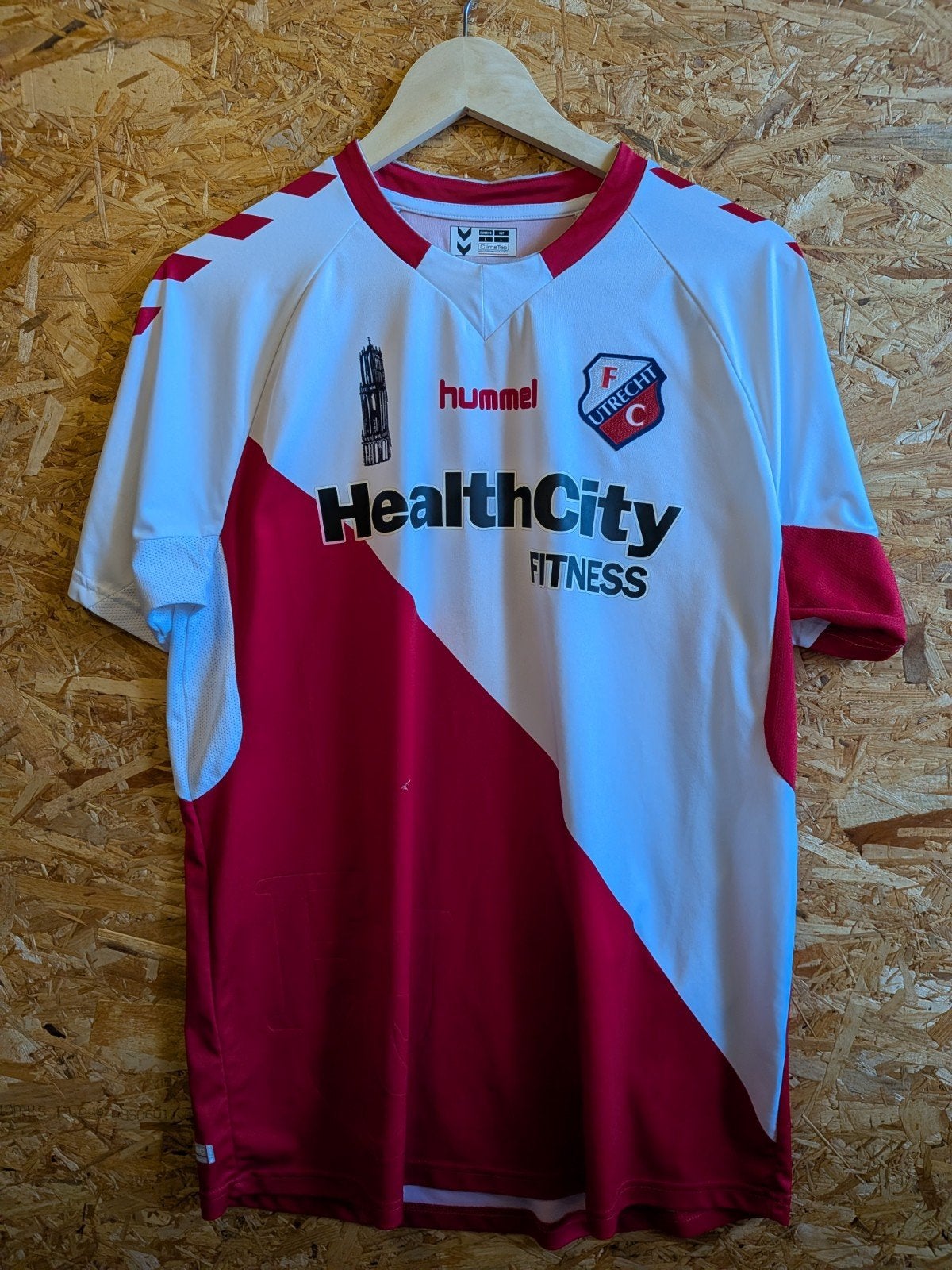 FC Utrecht 2014/2015 Hummel thuisshirt, Maat L, Ophalen of Verzenden, Zo goed als nieuw, Shirt