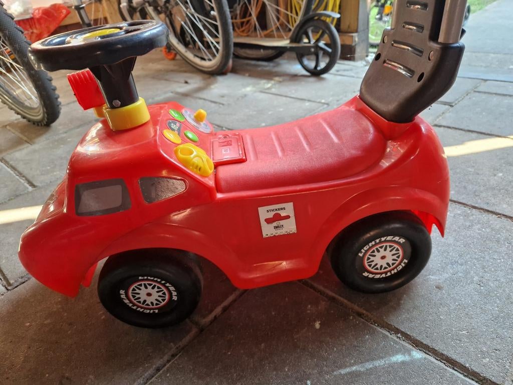 Rode loopauto met toeter, Ophalen of Verzenden