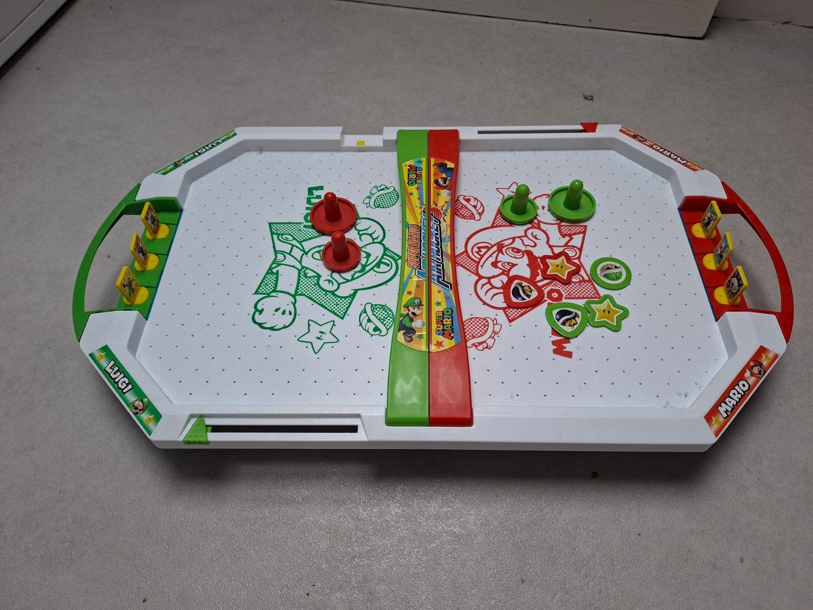 Airhockey tafel Mario & Luigi, Ophalen, Gebruikt
