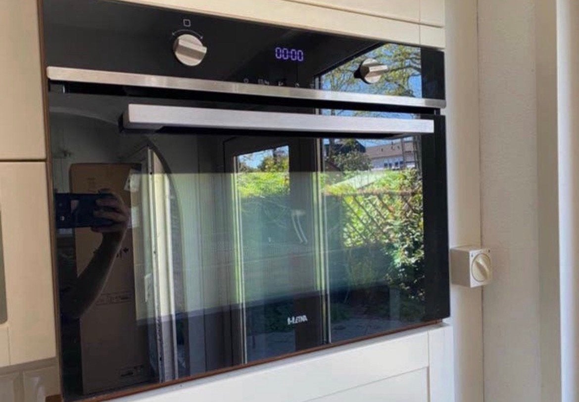 Combimagnetron oven ETNA, Witgoed en Apparatuur, Ovens, Ophalen of Verzenden, Zo goed als nieuw, Oven met grill, Inbouw