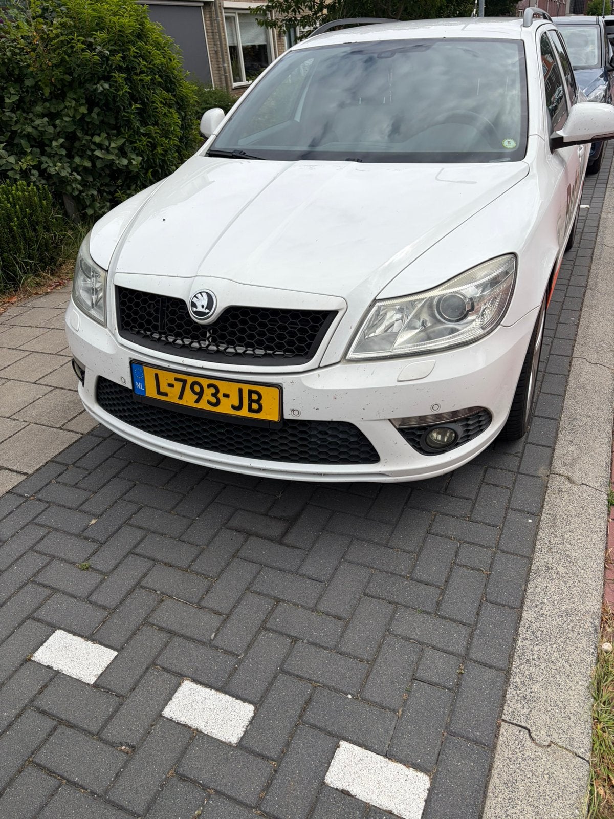 Skoda Octavia 2.0 Tfsi 147KW RS Combi DSG 2009 Wit, Auto's, Zwart, 4 cilinders, 1984 cc, Wit