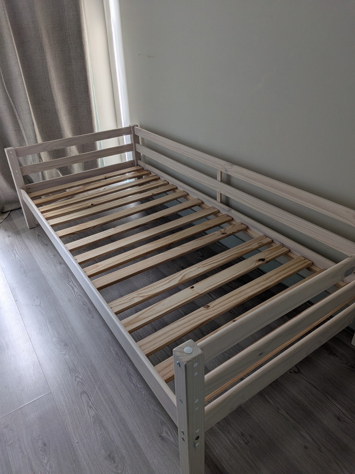 1 persoonsbed, Ophalen, Gebruikt, 90 cm, Eenpersoons