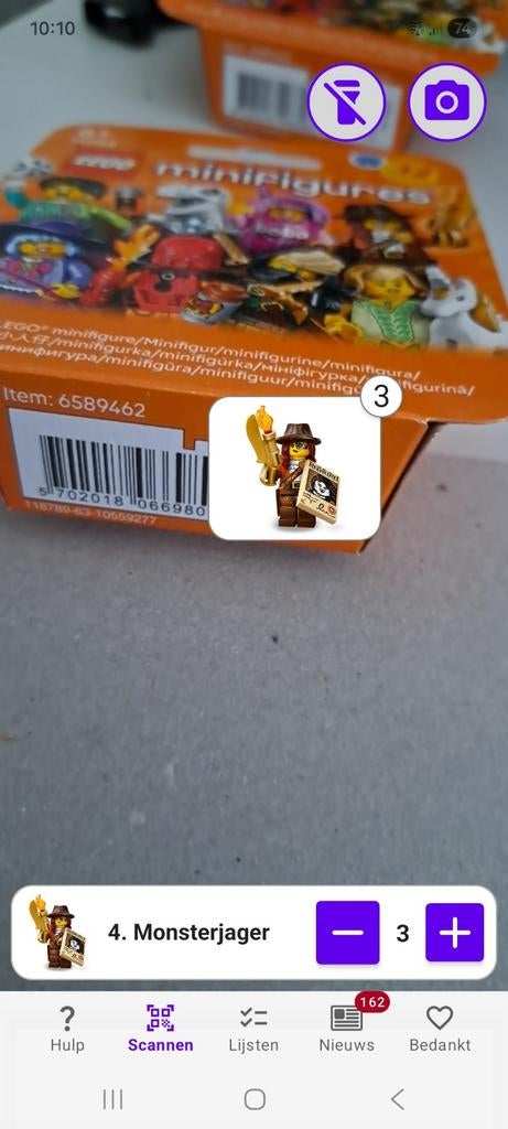 Lego minifiguur 29 - 4 Monsterjager, Kinderen en Baby's, Speelgoed | Duplo en Lego, Ophalen, Nieuw, Minifiguur, Lego