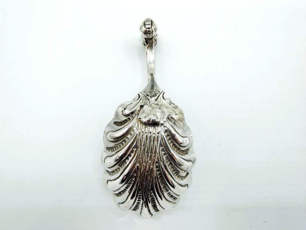 Zilveren roomlepel, H.G. Hanecroot, Franeker, ca. 1710, Verzenden