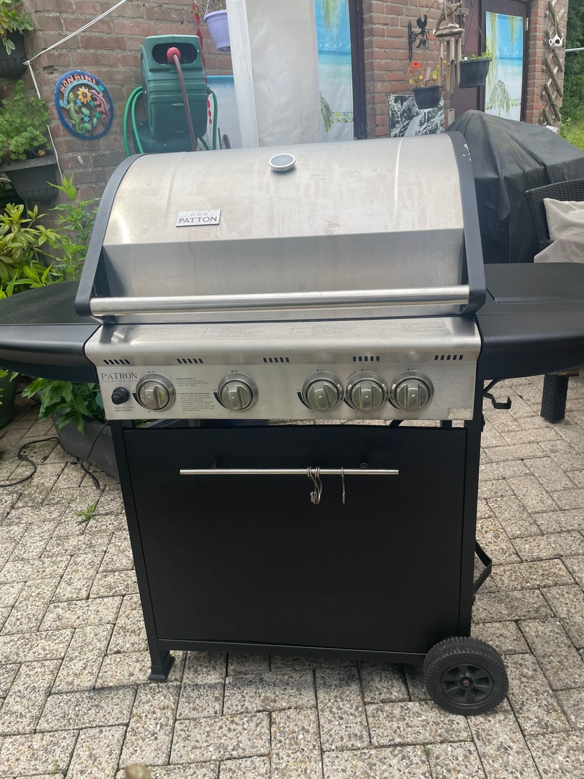 Gasbarbecue patton, Ophalen of Verzenden, Zo goed als nieuw