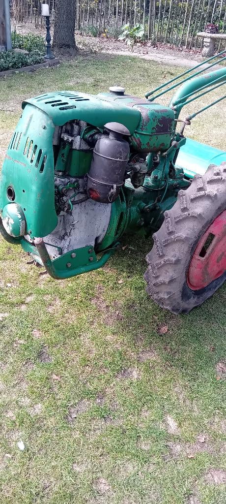 agria frees, Ophalen, Benzine, Tuinfrees
