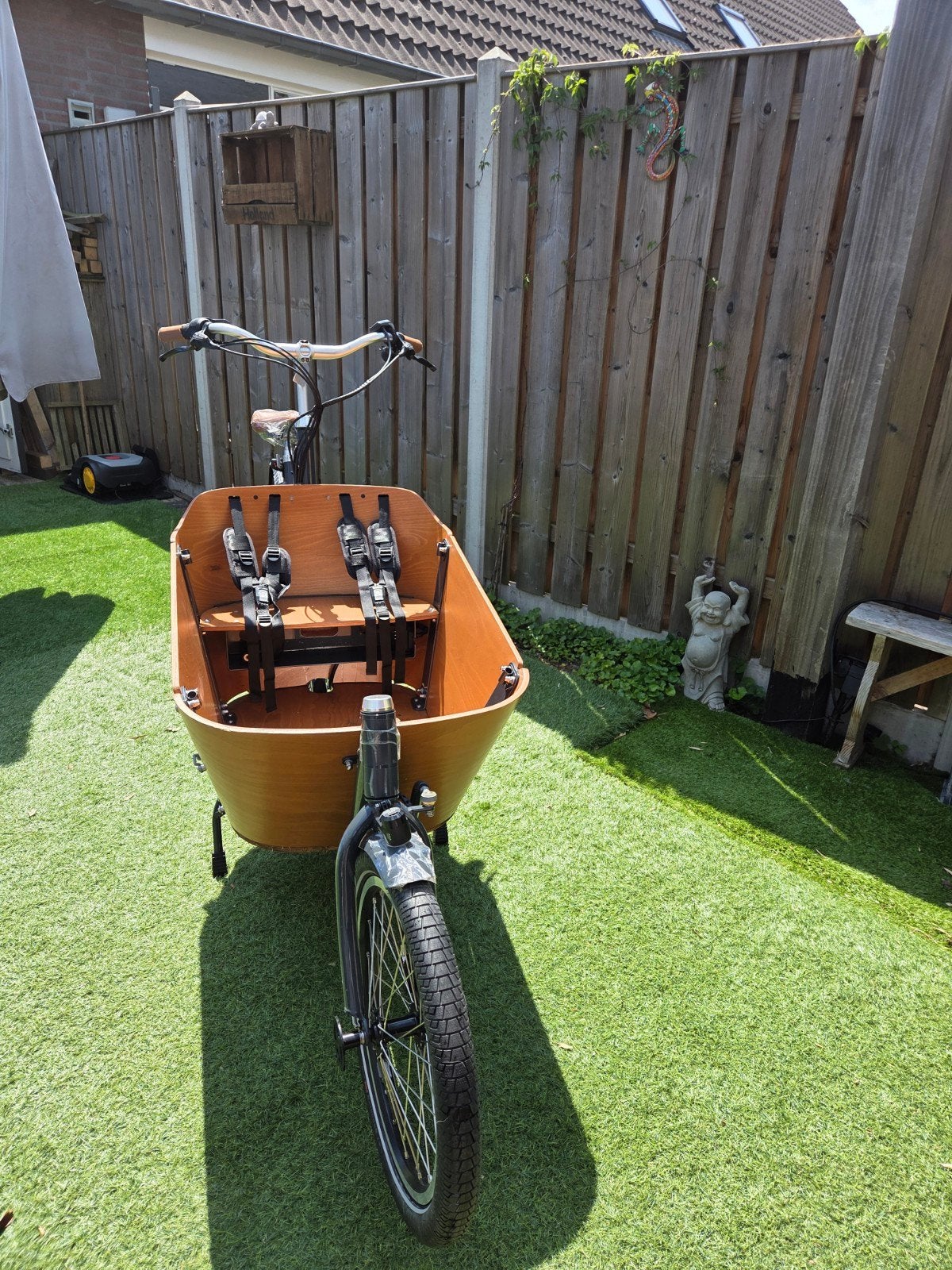 Babboe bakfiets elektrisch - Zo goed als nieuw, Ophalen, Zo goed als nieuw, 4 kinderen of meer, Elektrisch