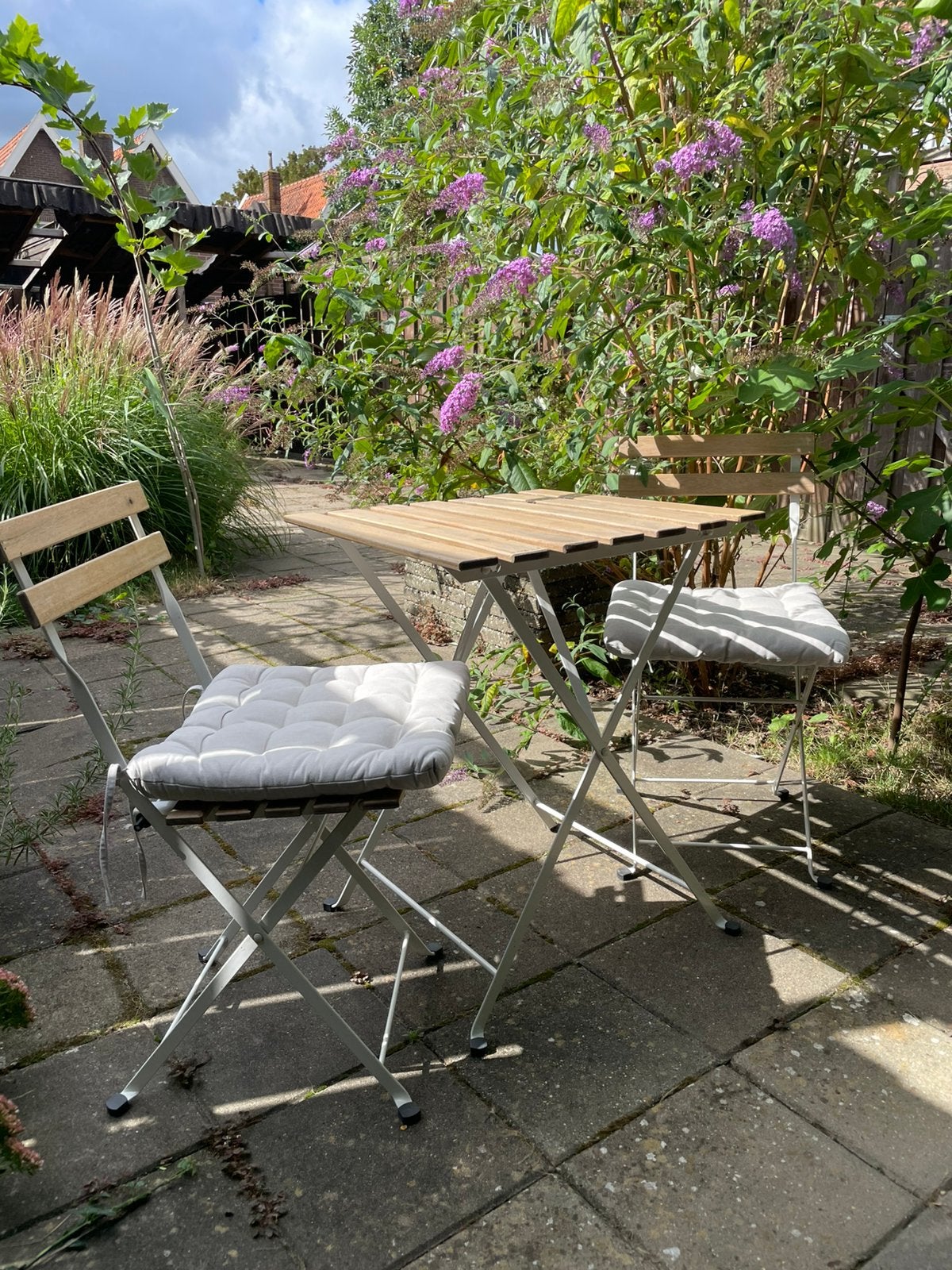 Ikea bistro set, Ophalen, Gebruikt, 2 zitplaatsen, Tuinset