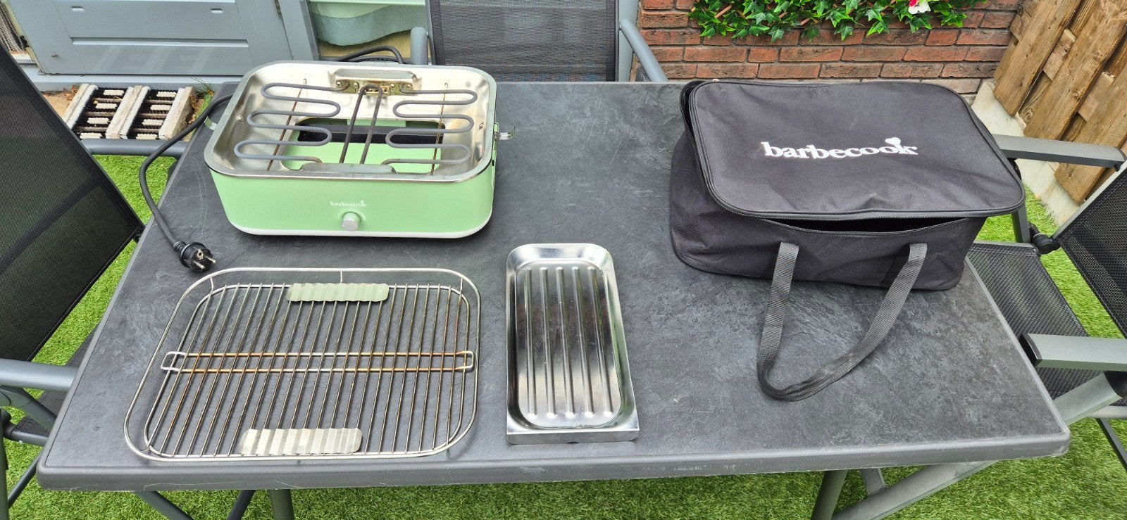 Barbecook e-carlo paris green electr bbq, Ophalen of Verzenden
