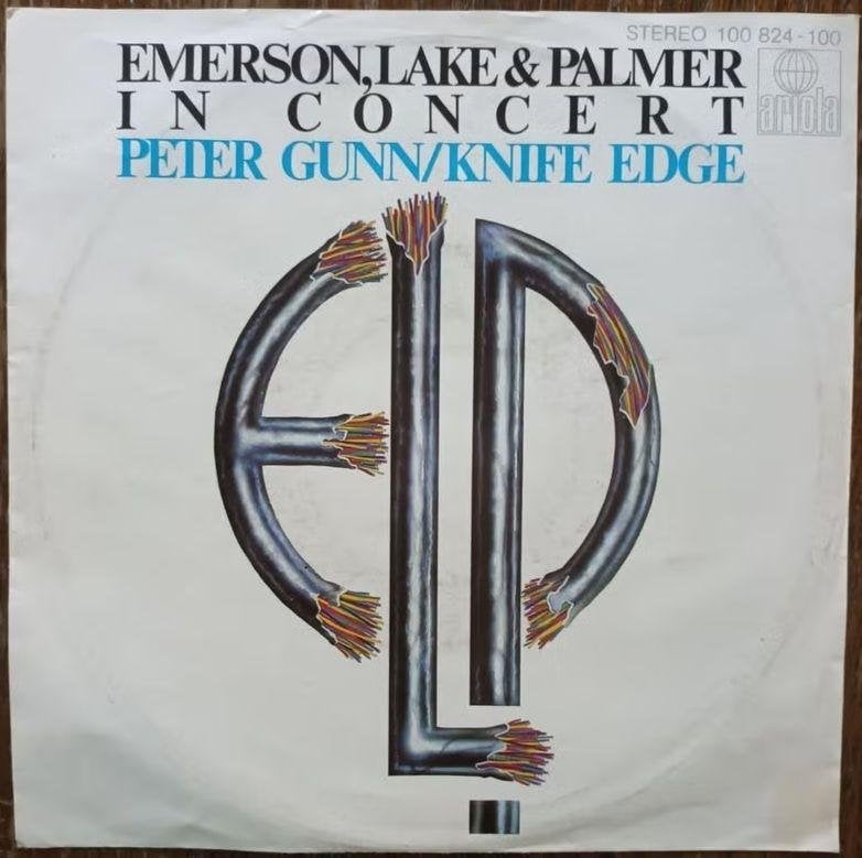 Emerson, Lake & Palmer - Peter Gunn (Live) 7inch, Cd's en Dvd's, Gebruikt, 7 inch, Pop, Fotohoes
