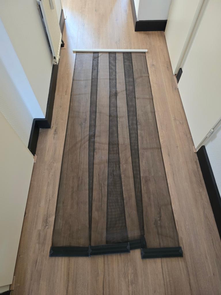 Vliegengordijn Lamellenhor 174x214cm - Zo goed als nieuw, Doe-het-zelf en Verbouw, Deuren en Horren, Ophalen, 80 tot 100 cm, Hordeur