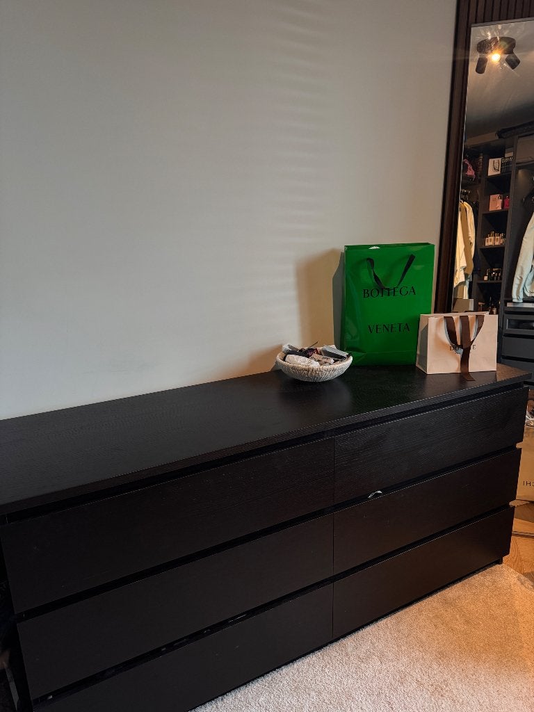 Ikea malm kast dubbel, Ophalen, Overige materialen, Gebruikt, 100 tot 150 cm