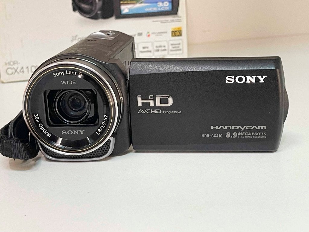 Sony HDR-CX410VE Full HD Handycam+doos+diverse accessoires, Full HD, N, N, 20x of meer