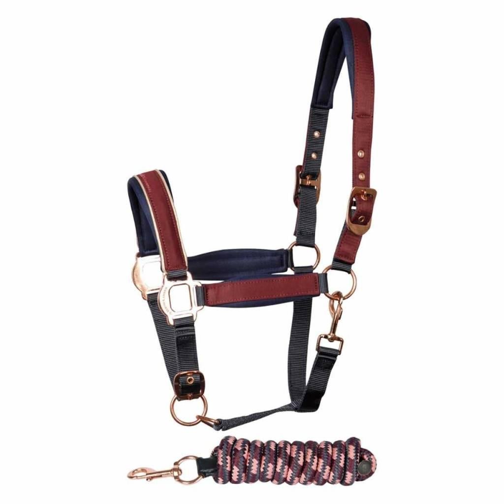 Harry's Horse halsterset Denici Cavalli Maroon Satin Pony, Bianca@lafrontiereruitersport.nl, La Frontiere ruitersport, Nieuw, Overige soorten
