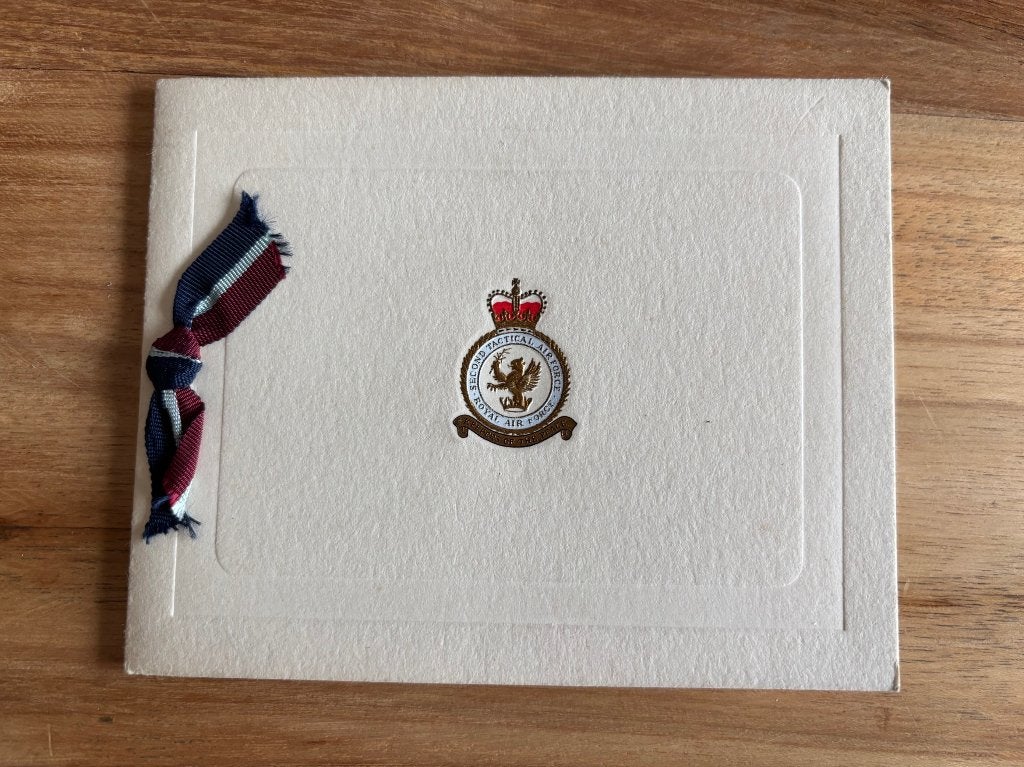 Second Tactical Airforce Royal Airforce Kerstkaart 1943-1945, Verzamelen, Ophalen of Verzenden, 1940 tot 1960