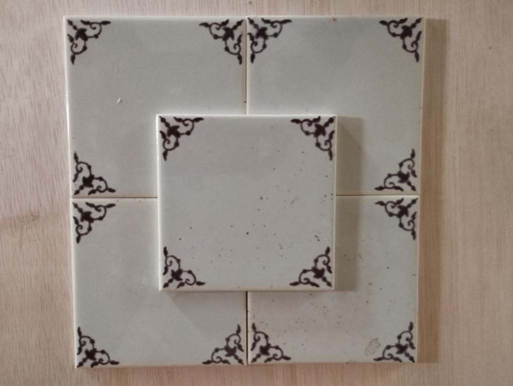 5 decoratieve tegels, Doe-het-zelf en Verbouw, Tegels, Minder dan 20 cm, Minder dan 5 m², Wandtegels, Keramiek