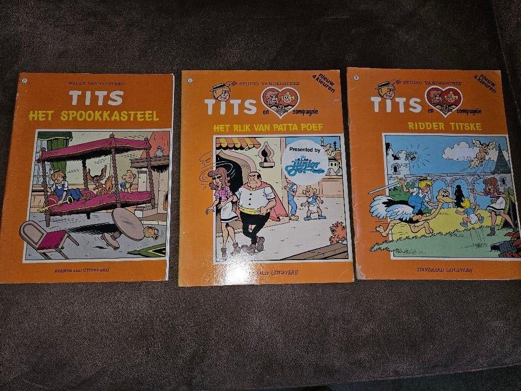 Tits 3 delen, Boeken, Stripboeken, Meerdere stripboeken, Ophalen of Verzenden, Gelezen, Willy Vandersteen
