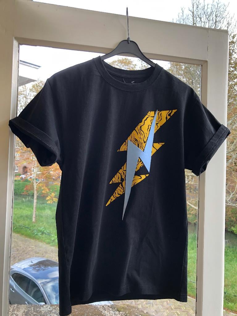Isabel Marant zwart T-shirt mt S ZGAN Yates lightning, Verzenden, Zwart, Zo goed als nieuw, Korte mouw