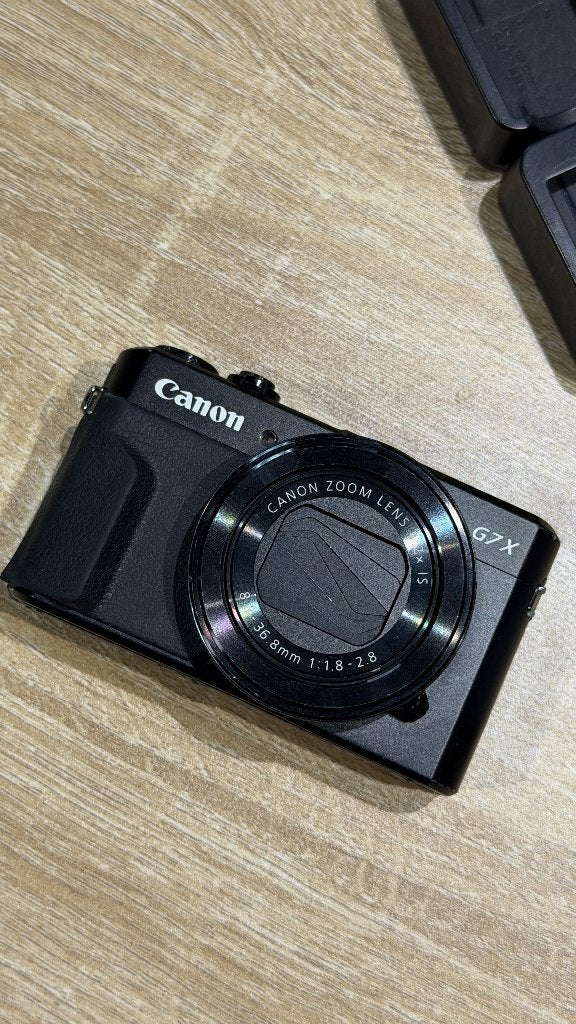 Canon G7 X Mark II + 2 laders + 2 batterijen, Gebruikt, Canon, Ophalen of Verzenden, Compactcamera
