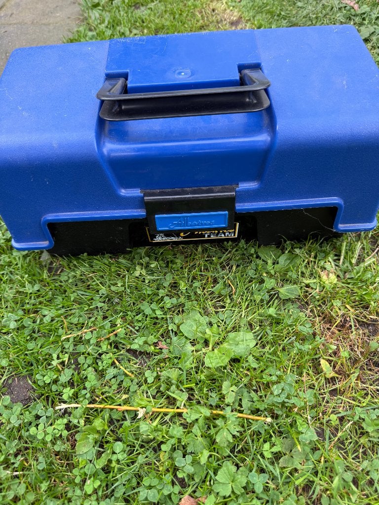Viskoffer met lood, Ophalen of Verzenden, Zo goed als nieuw, Koffer of Tas