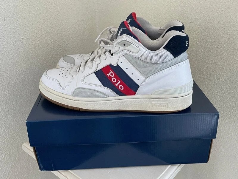 Ralph Lauren Sneakers maat 41, Kleding | Heren, Verzenden, Polo Ralph Lauren, Gedragen, Wit