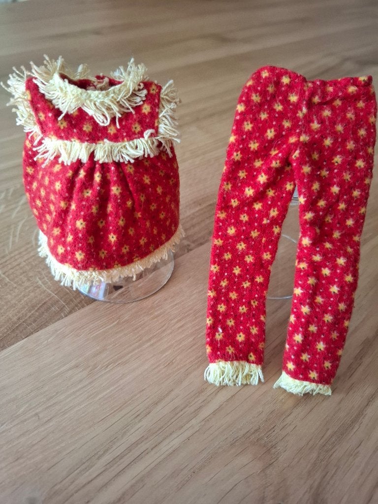 Barbie Skipper Wooly PJ’s * 1965-1967, Ophalen of Verzenden, Zo goed als nieuw, Kleertjes