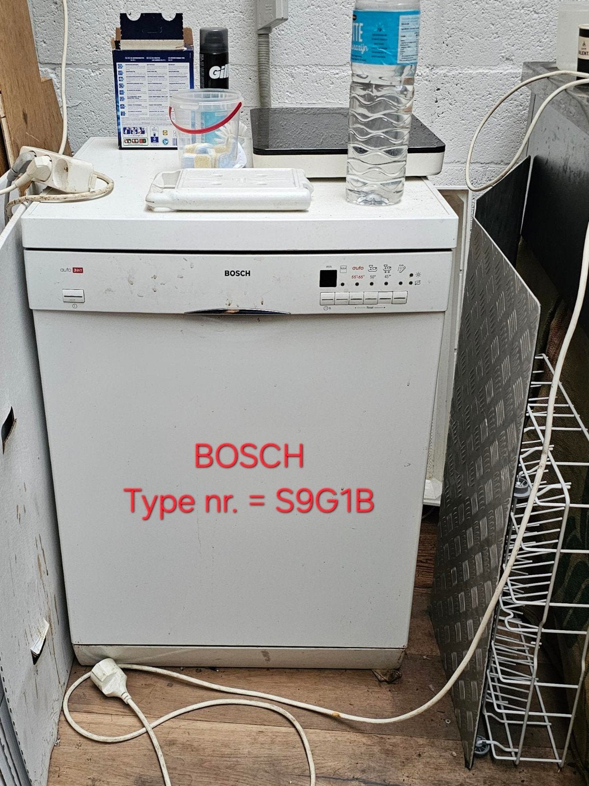 Bosch Auto 3-in-1 Vaatwasser - Type S9G1B, Witgoed en Apparatuur, Vaatwasmachines, Ophalen, Gebruikt, Minder dan 85 cm, 60 cm of meer