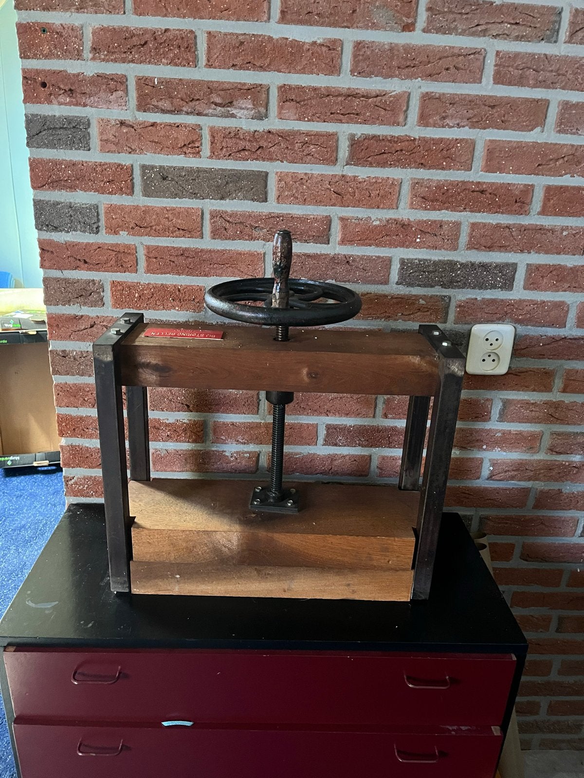 Boekbindgereedschap en materialen, Ophalen, Gebruikt, Gereedschap of Toebehoren, Meerkleurig