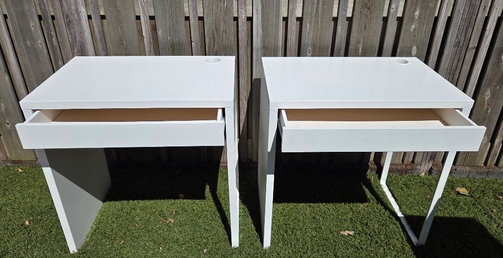 Ikea Micke bureau's, Ophalen, Gebruikt, Scandinavisch, Met lades