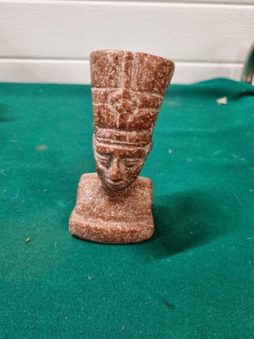 beeld nefertiti buste egyptische queen antiek, Verzamelen, Beelden en Beeldjes, Ophalen of Verzenden