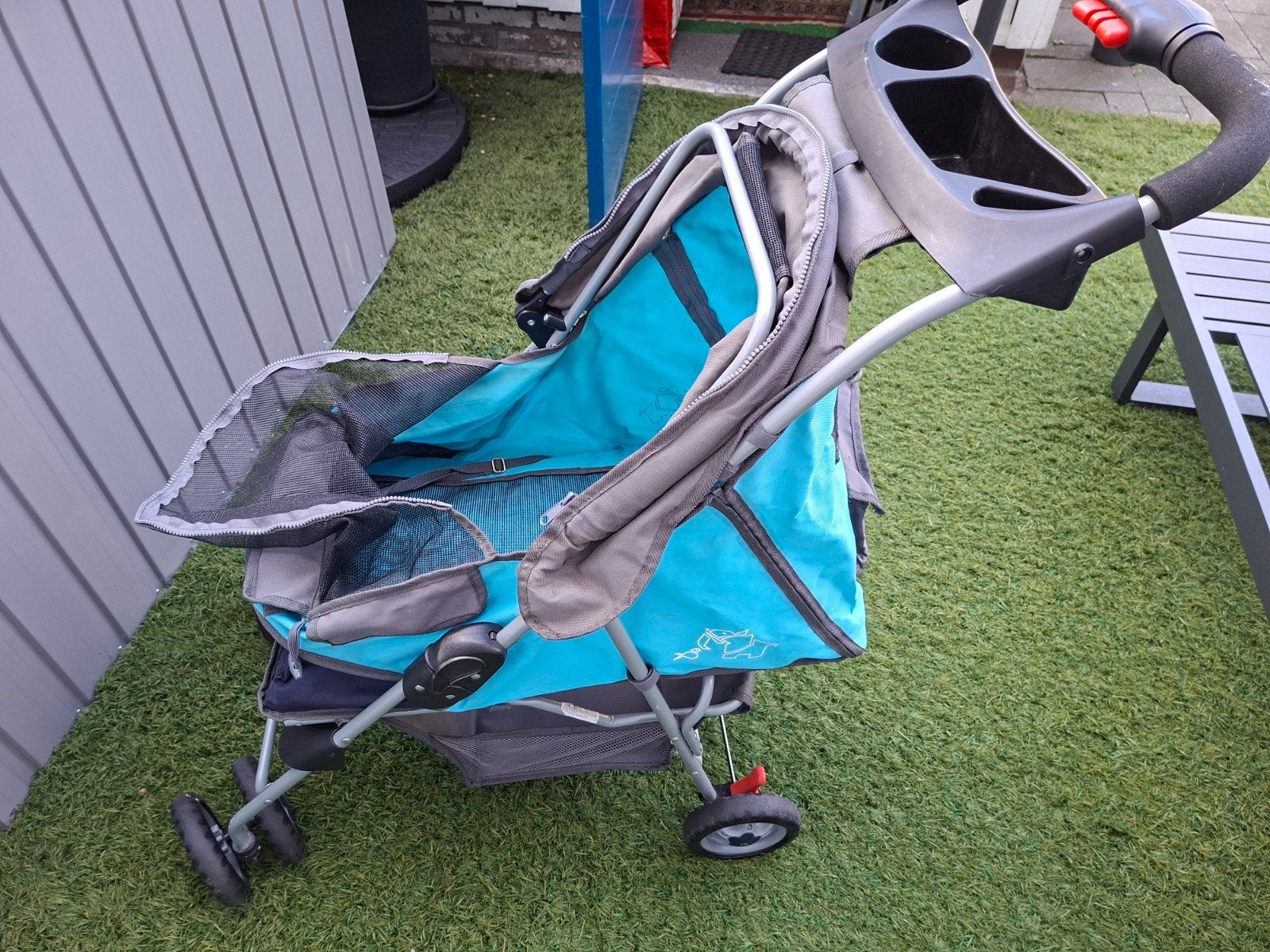 Hondenbuggy, Ophalen, Gebruikt