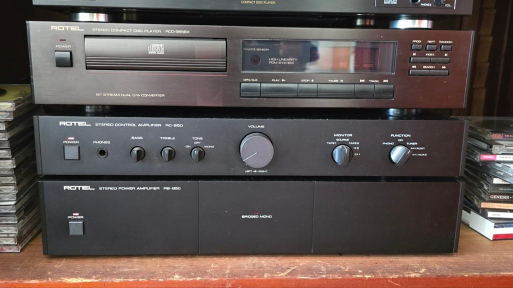 Rotel Stereoset: Voorversterker, Eindversterker & CD-speler, Ophalen of Verzenden